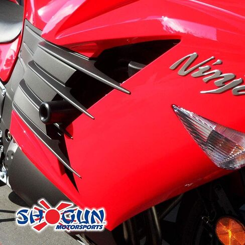 Shogun Kawasaki Ninja ZX14R ZX 14 2012 2013 2014 2015 2016 2017 2018 2019 2020 2021 2022 2023 2024 Black No Cut Frame Sliders Fits ABS & NON ABS Models - 750-4719 - MADE IN THE USA in Saudi Arabia