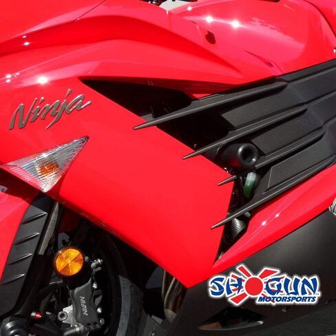 Shogun Kawasaki Ninja ZX14R ZX 14 2012 2013 2014 2015 2016 2017 2018 2019 2020 2021 2022 2023 2024 Black No Cut Frame Sliders Fits ABS & NON ABS Models - 750-4719 - MADE IN THE USA in Saudi Arabia