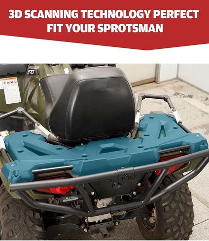 A & UTV PRO Rear Utility Rack Assembly for 2014-2021 Polaris Sportsman Touring SP 570 450, Offroad Rear Body Rack ATV Rack Accessories, Replace OEM # 2635059-070, Black in Saudi Arabia