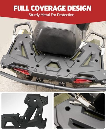 A & UTV PRO Rear Utility Rack Assembly for 2014-2021 Polaris Sportsman Touring SP 570 450, Offroad Rear Body Rack ATV Rack Accessories, Replace OEM # 2635059-070, Black in Saudi Arabia