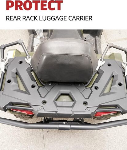A & UTV PRO Rear Utility Rack Assembly for 2014-2021 Polaris Sportsman Touring SP 570 450, Offroad Rear Body Rack ATV Rack Accessories, Replace OEM # 2635059-070, Black in Saudi Arabia