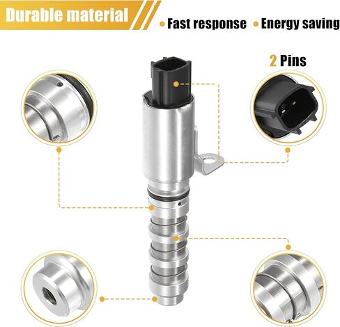 X AUTOHAUX 23796-JA00A متغير صمام توقيت الملف اللولبي VVT لنيسان ألتيما 2007-2013 محرك عمود الحدبات صمام التحكم في الزيت in Saudi Arabia