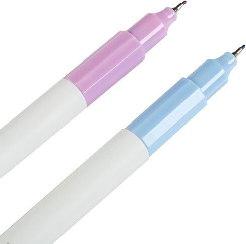 Erin Condren Set of 10 Eco-Friendly Colorful Fineliner Pens - Water-Based Ink, Stand-Up Reusable Case, 0.4mm Fine Tip for Precision Writing, Color-Coding, Journaling, Scheduling and More in Saudi Arabia