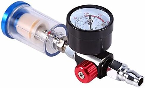 صمام منظم لضبط الهواء مع مقياس الضغط وفلتر مصيدة المياه لأدوات الهواء الخاصة ببنادق الرش in Kuwait