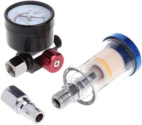 صمام منظم لضبط الهواء مع مقياس الضغط وفلتر مصيدة المياه لأدوات الهواء الخاصة ببنادق الرش in Kuwait