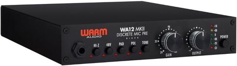 Warm Audio WA12 MKII Single-Channel American Mic Pre Bundle w/Pig Hog Mic Cable, Power Adapter and Liquid Audio Polishing Cloth in Saudi Arabia