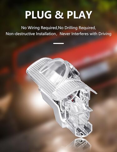 【تحديث 2024】 4 قطع من مصابيح باب السيارة، مصابيح ترحيب عالية الدقة LED لجهاز عرض البركة، مصابيح شبح الظل المجاملة متوافقة مع سلسلة Crown/Highlander/Corolla/Camry/Sienna/Venza/Avalon in Kuwait