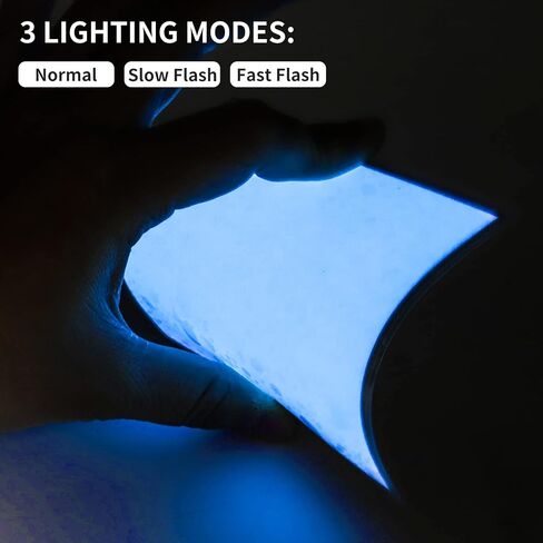 4inch El Panel Light, Ice Blue Flexible El Panel, Electroluminescent Sheet Neon with Battery Inverter, 3 Modes DIY Cuttable for Holiday Decorations, Cosplay, Party, Advertising in Saudi Arabia