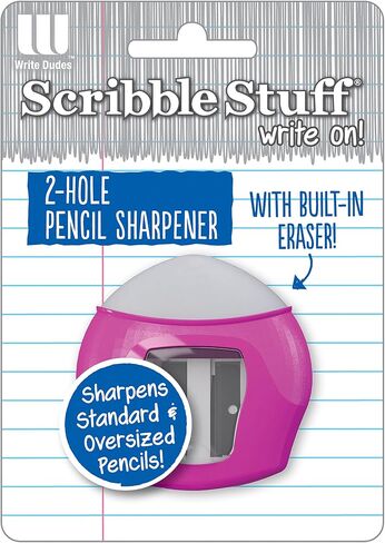 Scribble Stuff مبراة قلم رصاص مزدوجة مع ممحاة in Saudi Arabia