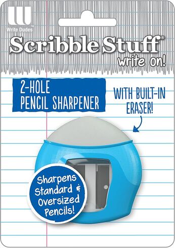 Scribble Stuff مبراة قلم رصاص مزدوجة مع ممحاة in Saudi Arabia