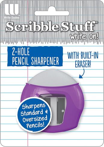 Scribble Stuff مبراة قلم رصاص مزدوجة مع ممحاة in Saudi Arabia