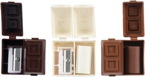Raymond Geddes Scented Chocolate Drop Pencil Sharpener and Eraser Combo in Saudi Arabia