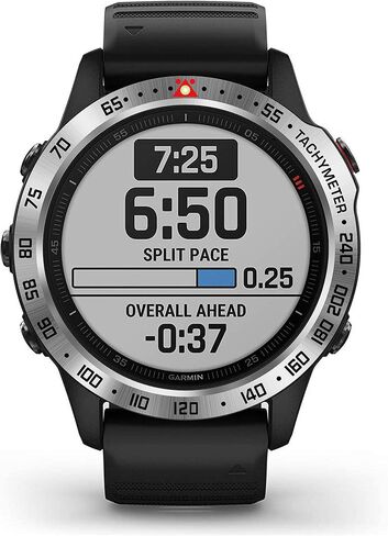 Stainless Steel Bezel Ring Compatiable with Garmin Fenix 6X/6X Pro Watch, Bezel Ring Adhesive Cover Anti Scratch & Collision Protector for Garmin Watch Accessory (Silver - Not For 6/6 Pro) in Kuwait