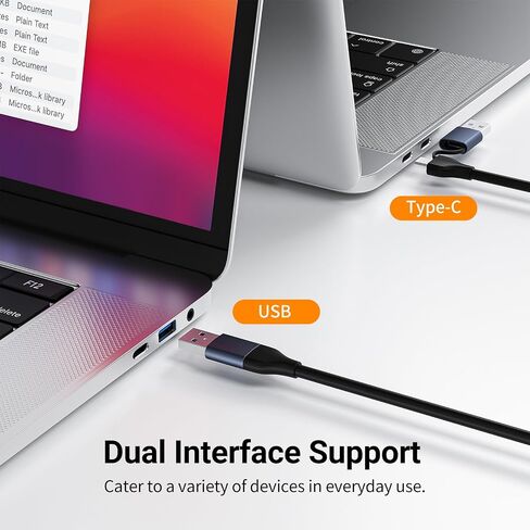 محول HDMI مزدوج 4K لأجهزة MacBooks - موزع USB-C إلى HDMI مزدوج لشاشات متعددة، ومحول HDMI إلى USB-C ومحول HDMI إلى USB-C للشاشة، توافق سلس مع M1، M2، M3، DisplayLink in Saudi Arabia