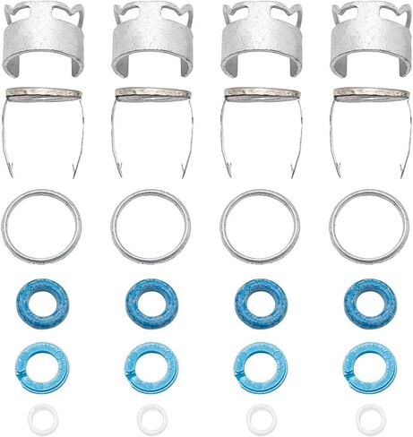 4 Set Fuel Injector Seal Kit O-Ring Repair Kit Replacement for Golf 4Motion Jetta Replace 06D998907 in Saudi Arabia