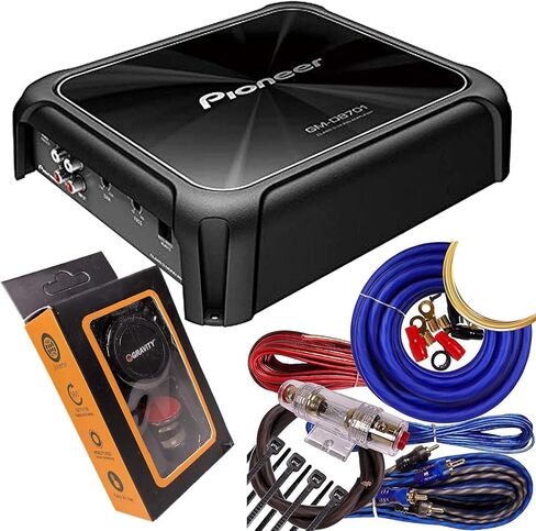 Pioneer GM-D8701 1600 Watts Class D Mono Amplifier with Wired Bass Boost Remote + Wire Kit in Saudi Arabia