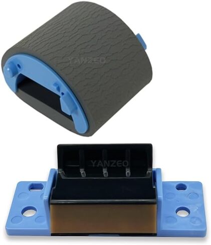 YANZEO RC1-2050 RL1-0266-000 RM1-2048 بكرة فصل لـ HP 1010 1012 1015 1018 1020 3015 3020 3030 M1005 LBP2900 LBP3000 (بكرة الالتقاط ووسادة الفصل) in Kuwait