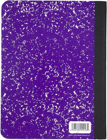 Mead Composition Book, Notebook, Wide Ruled, 9.75 x 7.5 Inch, Green (72249) in Saudi Arabia
