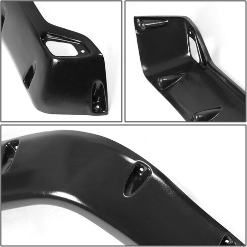 DNA Motoring WF-JEEP97-MBK مشاعل عجلة جانبية مثبتة بالجيب 4 قطع/مجموعة متوافقة مع 1997-2006 Wrangler 7 بوصات تغطية الإطارات الأمامية/الخلفية in Saudi Arabia