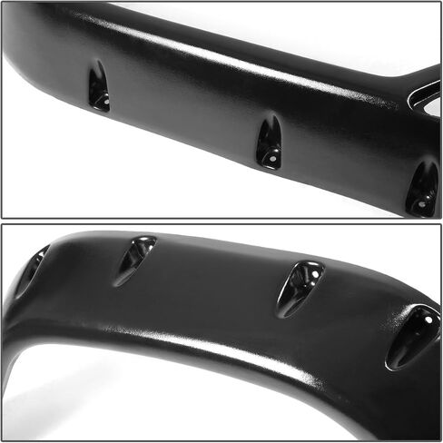 DNA Motoring WF-JEEP97-MBK مشاعل عجلة جانبية مثبتة بالجيب 4 قطع/مجموعة متوافقة مع 1997-2006 Wrangler 7 بوصات تغطية الإطارات الأمامية/الخلفية in Saudi Arabia