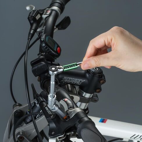 مجموعة مقابس على شكل حرف T، مقبس مفتاح ربط بسقاطة 1/4 بوصة، مقبس لقم توركس، مقبس لقم سداسي، فولاذ CRV، شريط تمديد، قارنة توصيل مغناطيسية، متري، 39 قطعة in Kuwait