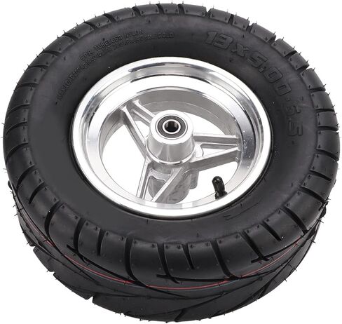 إطار مطاطي بدون أنابيب مقاس 13X5.00‑6.5 مع محور من الفولاذ المقاوم للصدأ، ملحق إطار فراغ سكوتر كهربائي سميك in Kuwait