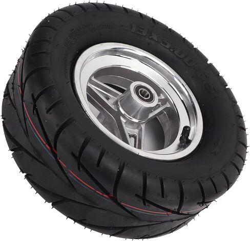 إطار مطاطي بدون أنابيب مقاس 13X5.00‑6.5 مع محور من الفولاذ المقاوم للصدأ، ملحق إطار فراغ سكوتر كهربائي سميك in Kuwait