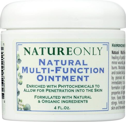 Nature Only Natural Multi-Function Ointment, 4 Oz Best Skin Healing Aids Enriched with phytochemicals to Allow for Penetration into Skin, Formulated with Natural & Organic Ingredients (4.0) in Saudi Arabia