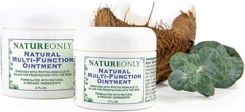 Nature Only Natural Multi-Function Ointment, 4 Oz Best Skin Healing Aids Enriched with phytochemicals to Allow for Penetration into Skin, Formulated with Natural & Organic Ingredients (4.0) in Saudi Arabia