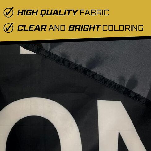 لافتة الصالة الرياضية التحفيزية Gold Trident Don't Quit Motivational Gym - ألهم تمرينك بهذه اللافتة - ديكور حائط مثالي للياقة البدنية للصالة الرياضية والنوم - ابق متحفزًا بفن التحفيز الرائع - 3 × 5 أقدام in Kuwait