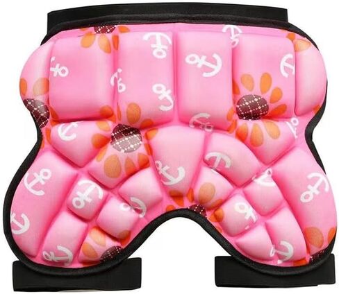 Kids Hip Protection Shorts Skate Butt Pad Cushion Protective Sports Guard Pants for Hockey Soccer Ice Skating Skiing Skateboarding Cycling Anti Slip Padded (3-7 Years Old) in Saudi Arabia