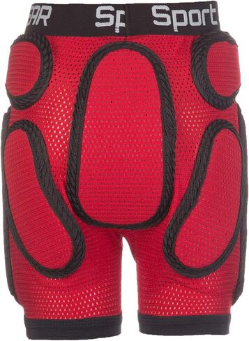Recruit Padded Shorts for Kids 3'10"– 4'6" ft in Height - 3D Protection Hip Pants for Inline Skating, Skateboarding in Saudi Arabia