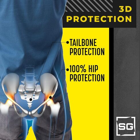 Recruit Padded Shorts for Kids 3'10"– 4'6" ft in Height - 3D Protection Hip Pants for Inline Skating, Skateboarding in Saudi Arabia