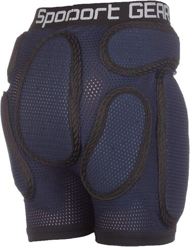 Recruit Padded Shorts for Kids 3'10"– 4'6" ft in Height - 3D Protection Hip Pants for Inline Skating, Skateboarding in Saudi Arabia