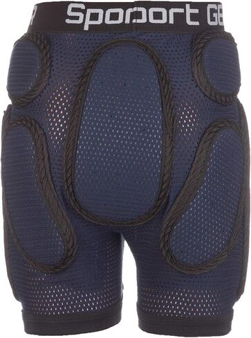 Recruit Padded Shorts for Kids 3'10"– 4'6" ft in Height - 3D Protection Hip Pants for Inline Skating, Skateboarding in Saudi Arabia
