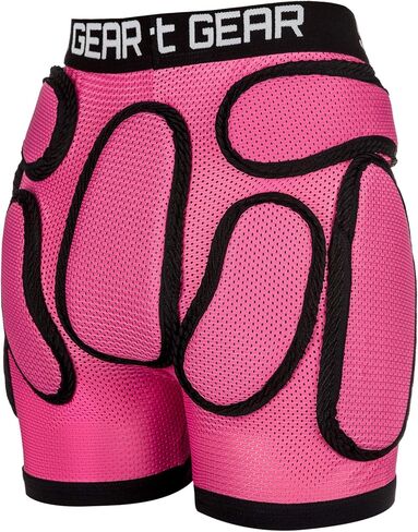 Recruit Padded Shorts for Kids 3'10"– 4'6" ft in Height - 3D Protection Hip Pants for Inline Skating, Skateboarding in Saudi Arabia