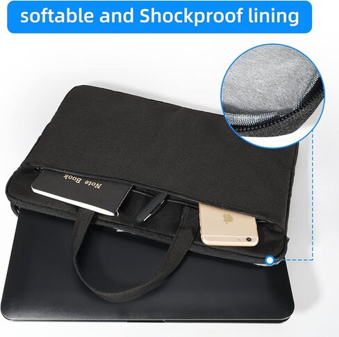 حقيبة حمل DBPOWER لمشغل DVD محمول مقاس 17.9 بوصة، وجهاز كمبيوتر محمول مقاس 15.6 بوصة وحافظة كمبيوتر لوحي مضادة للخدش وبطانة ناعمة ومقبض مبطن in Kuwait
