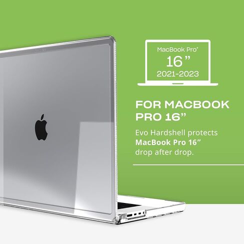 غطاء حماية Tech21 Evo لجهاز MacBook Pro مقاس 16 بوصة (2021-2023) - شفاف in Saudi Arabia