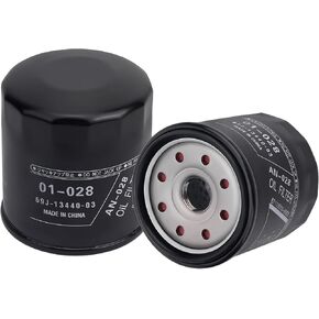 69J-13440-04-00 Oil Filter Compatible with Ymaha F150 F175 F200 F225 F250 LF150 LF175CA Outboard motor AR190 AR195 Sport Boat 212XD Wake Series Boat 190 FSH Center Consoles FX HO Wave Runner
