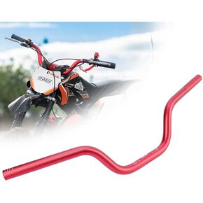Handlebars 7/8 inch for 49-70cc Kids Dirt Bike, RUTU Heavy Duty Handle Bar for 2 Stroke ATVS Dirt Bike KX, Electric Bicycle Scooter - 6061 Aluminum Heat Treatment - Black
