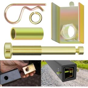 Upgrade 22323 Anti-Rattle Hitch Pin Shim Device for 2-Inch Receiver, 5/8-in Hole - Compatible with Hollow-Shank Accessories Stopping Vibration and Noise