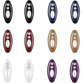 12pcs حجاب دبابيس للنساء المسلمات - دبابيس بلاستيكية ملونة للأوشحة ، الحجاب ، شالات - مقاطع حجاب غير قابلة للرقابة
