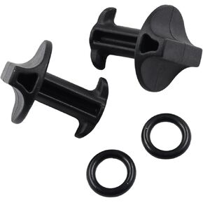 92210-1730 2PCS قفل غطاء مرشح الهواء مع O-Ring 92055-7025 92210-7038 متوافق مع Kawasaki FS541V FS600V FS651V FS691V FS730V FT691V FT730V FS651V FS691V FS600V