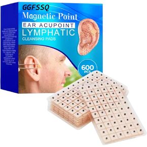 600pcs بذور الأذن أدوات الوخز بالإبر - كابر مع بذور الأذن وبذور الأذن والعلاج الأذني بذور العلاج الذاتي للرعاية الذاتية