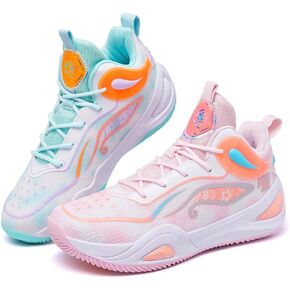 Womens Mens Basketball Shoes High Top Fashion Volleyball Sneakers Breathable Lace Up Non Slip Sport Outdoor Shoe for Unisex in Saudi Arabia