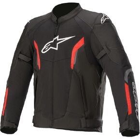 سترة Alpinestars AST V2 الهوائية (XL، أسود/أحمر فلوو)