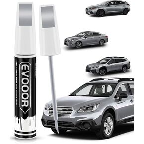 K1x Crystal White Pearl Tricoat Touch Up Paint متوافق مع Subaru مطابقة بالضبط 2 في 1 لمس الطلاء للبطاطا وإصلاح النيك مع 2pcs القابلة للتخلص من التطبيقات الدقيقة القابلة للتصرف