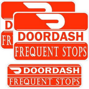 3 حزمة Doordash علامة مغناطيسية للسيارة ، علامة مغناطيس سيارة Doordash ، سائق توصيل الطعام العاكس للمركبات ، الشاحنة الثقيلة ، شاحنة (حزمة حمراء بيضاء)