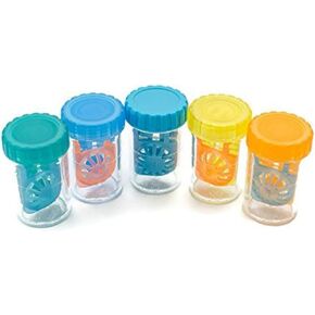 Color Contact Lens Barrel Cases, Contact Lens Washer Cleaner Contact Lens Case, Lens Cleaning Container for Everyday Use, Contact Lens With Lightweight and variant Colors Cases | 10 Pieces