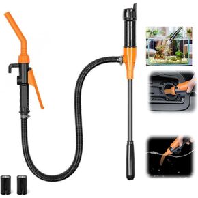 Portable Power Battery Pump for Gas, New Battery Operated Electric Siphon Pump Water Transfer Pump, Easy to Use Hand Fuel Pump Portable for Gas, Fuel, Diesel, Water Transfer (1PC)